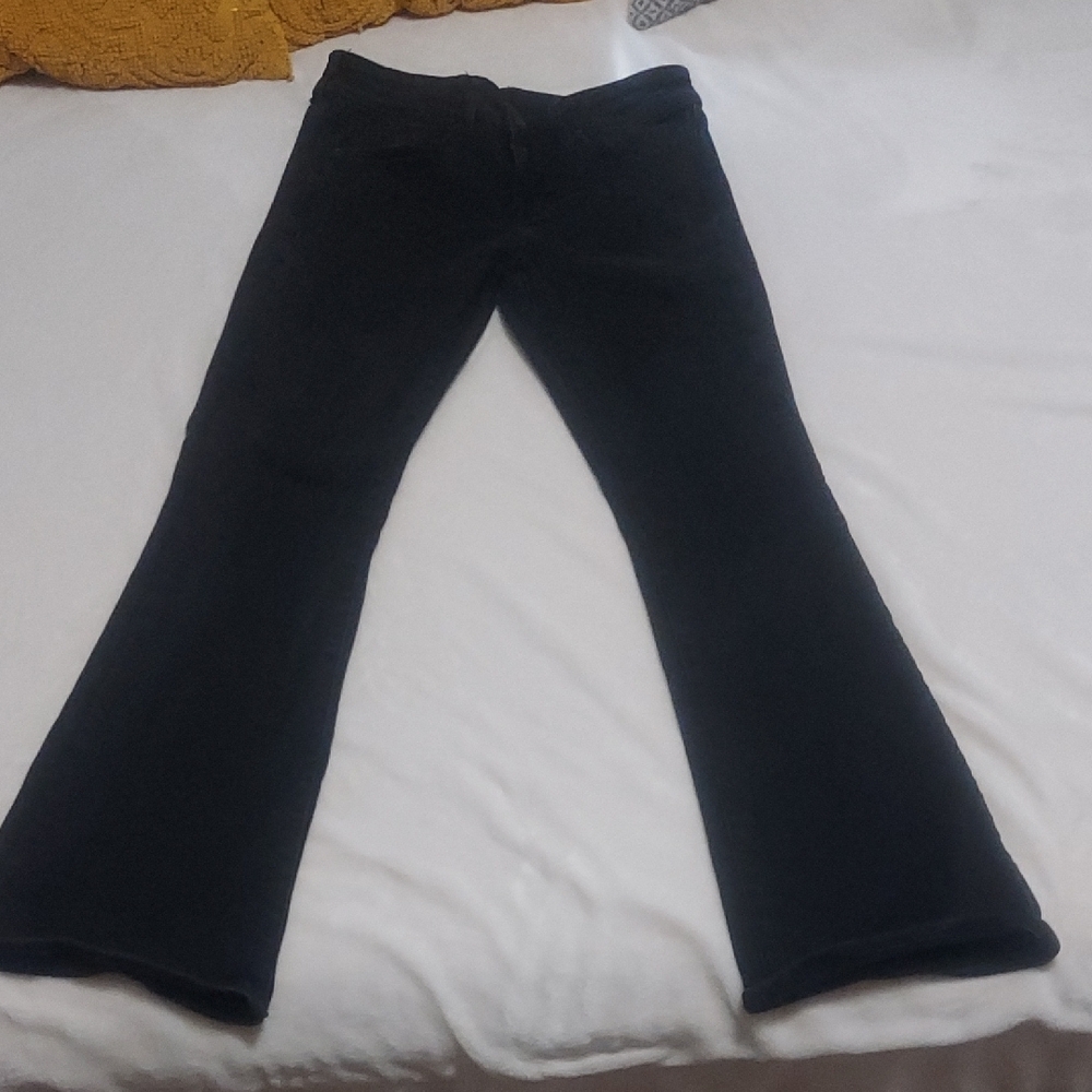 American Eagle Outfitters Black Flare Wide Leg Jeans
